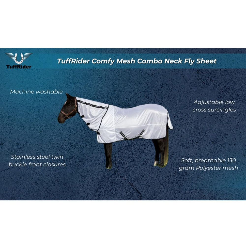 Protector antiinsectos TuffRider con forro de hombro para evitar rozaduras.