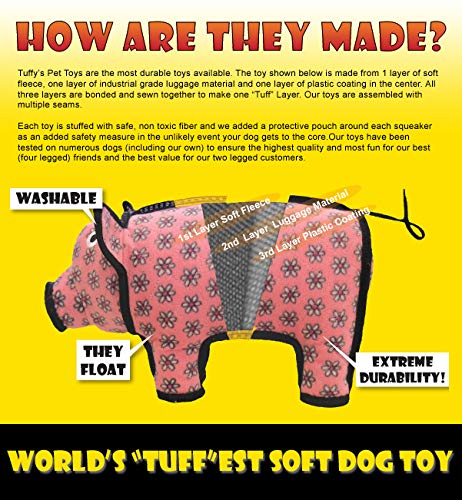 TUFFY Zoo Junior Monkey, ribete protector, protege la costura exterior durante juegos