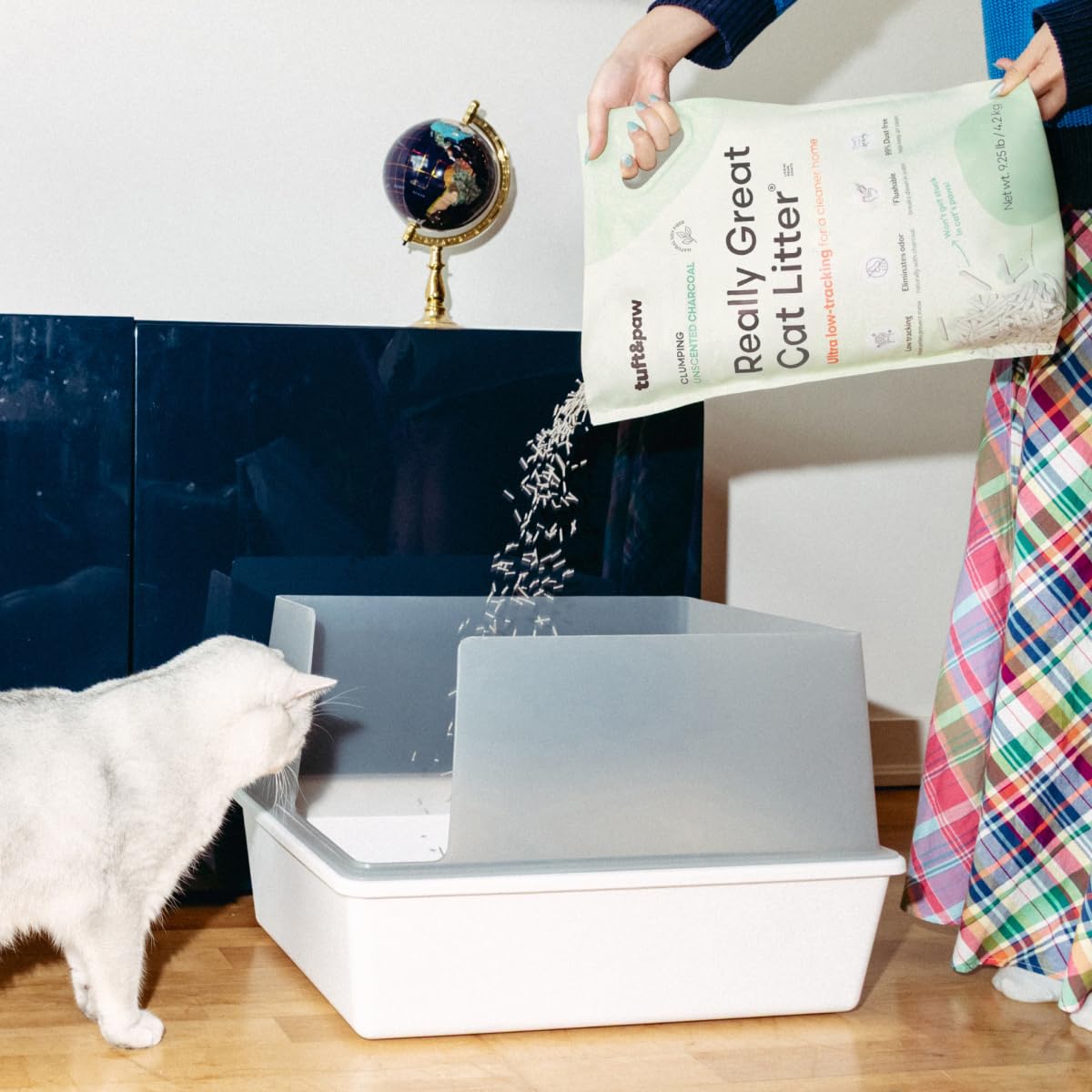 Tuft + Paw: producto sin fragancia para evitar irritaciones en gatos.