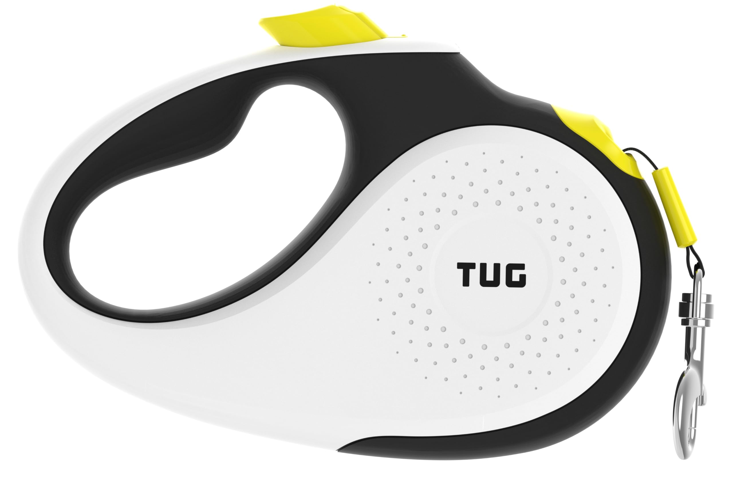 TUG 360° correa retráctil para perro con agarre antideslizante, ideal para paseos controlados