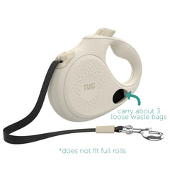 Dispensador de bolsas integrado de la correa TUG Oval para recoger caminando.