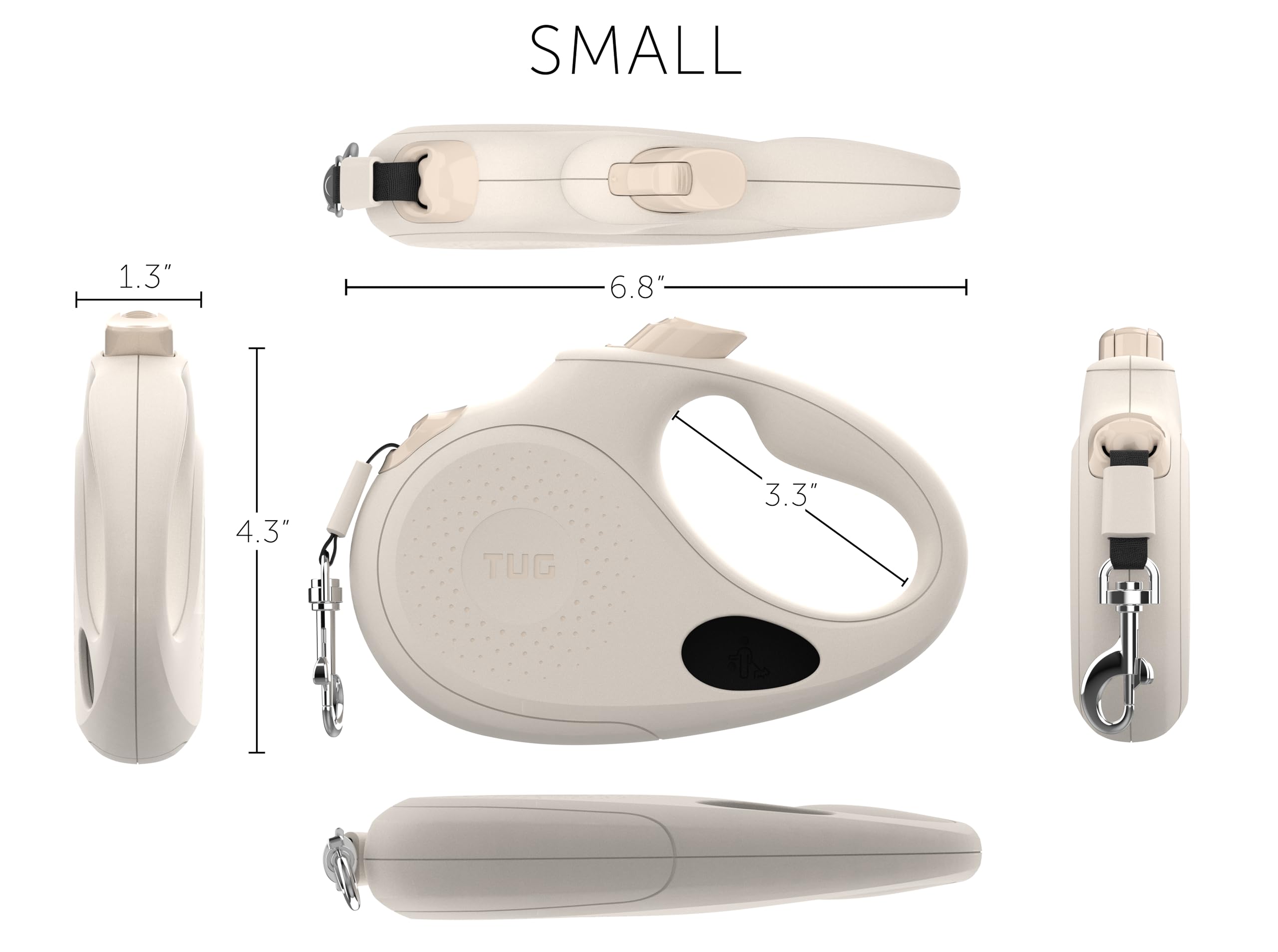 Ideal para perros pequeños hasta 15 kg con la correa TUG Oval.
