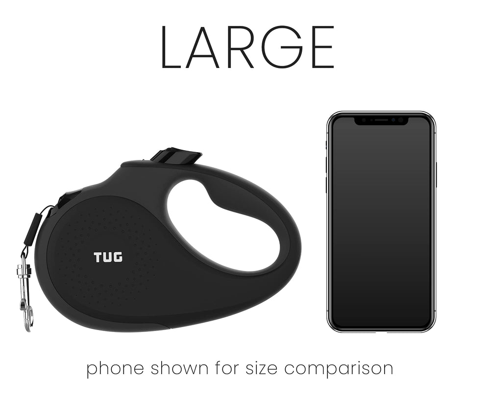 Diseño de TUG para perros grandes, duradero y seguro.
