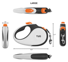 Primer plano del mango antideslizante de la correa TUG 360° para mayor agarre.