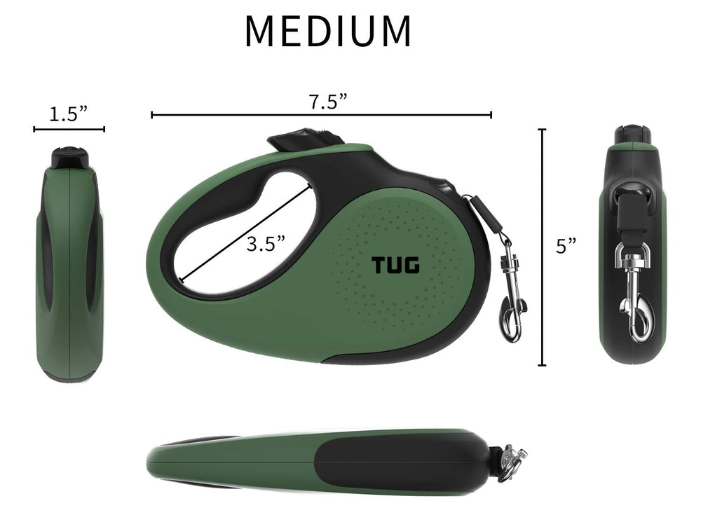 TUG mango ergonómico antideslizante para manos cómodas durante caminatas.