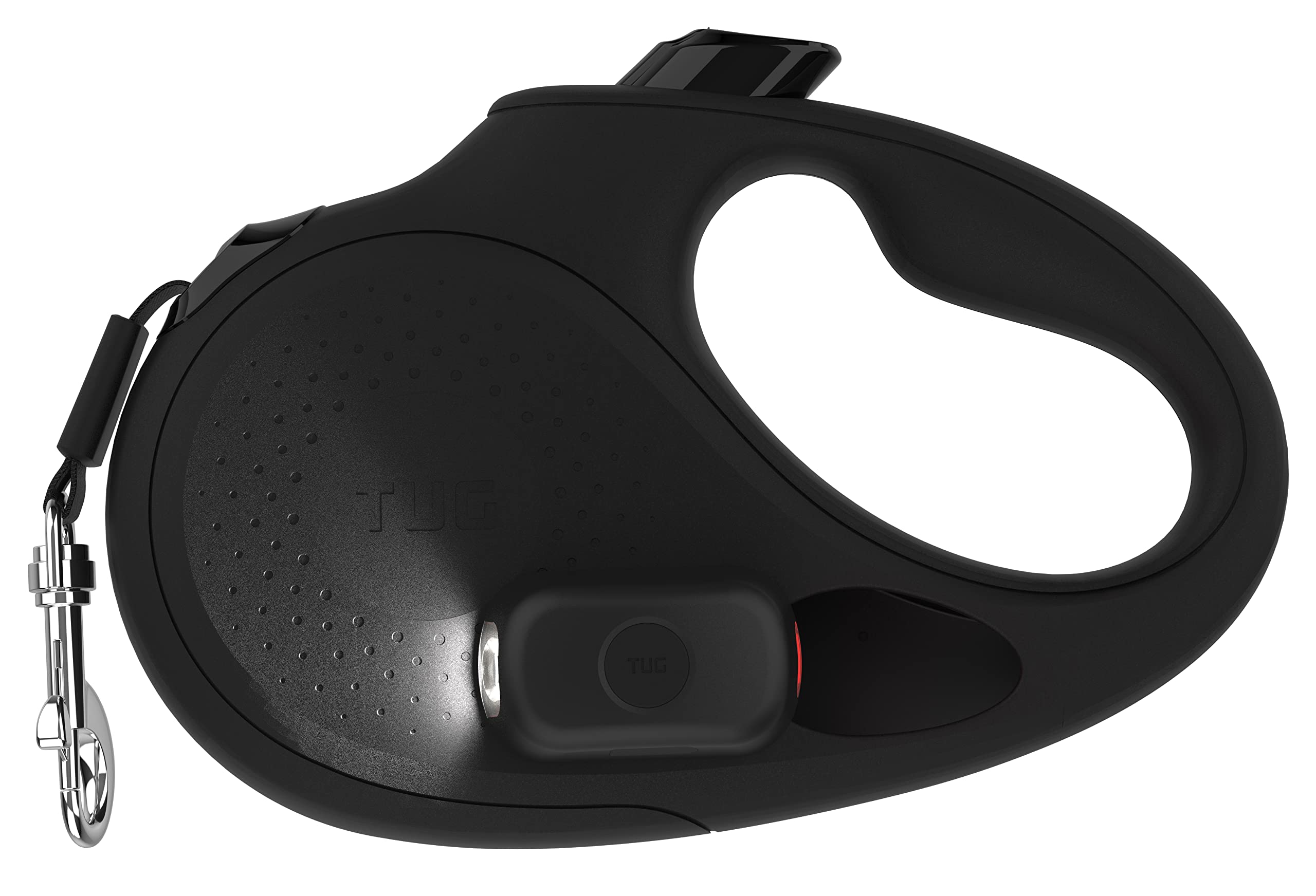 TUG Oval 360° retráctil sin enredos para paseos suaves.