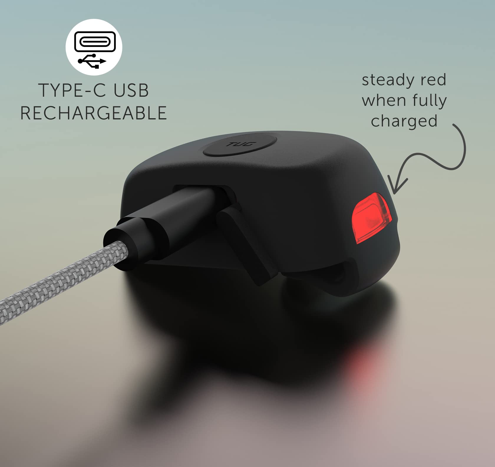 Dispenser de bolsas integrado de TUG Oval 360° para recogida rápida.