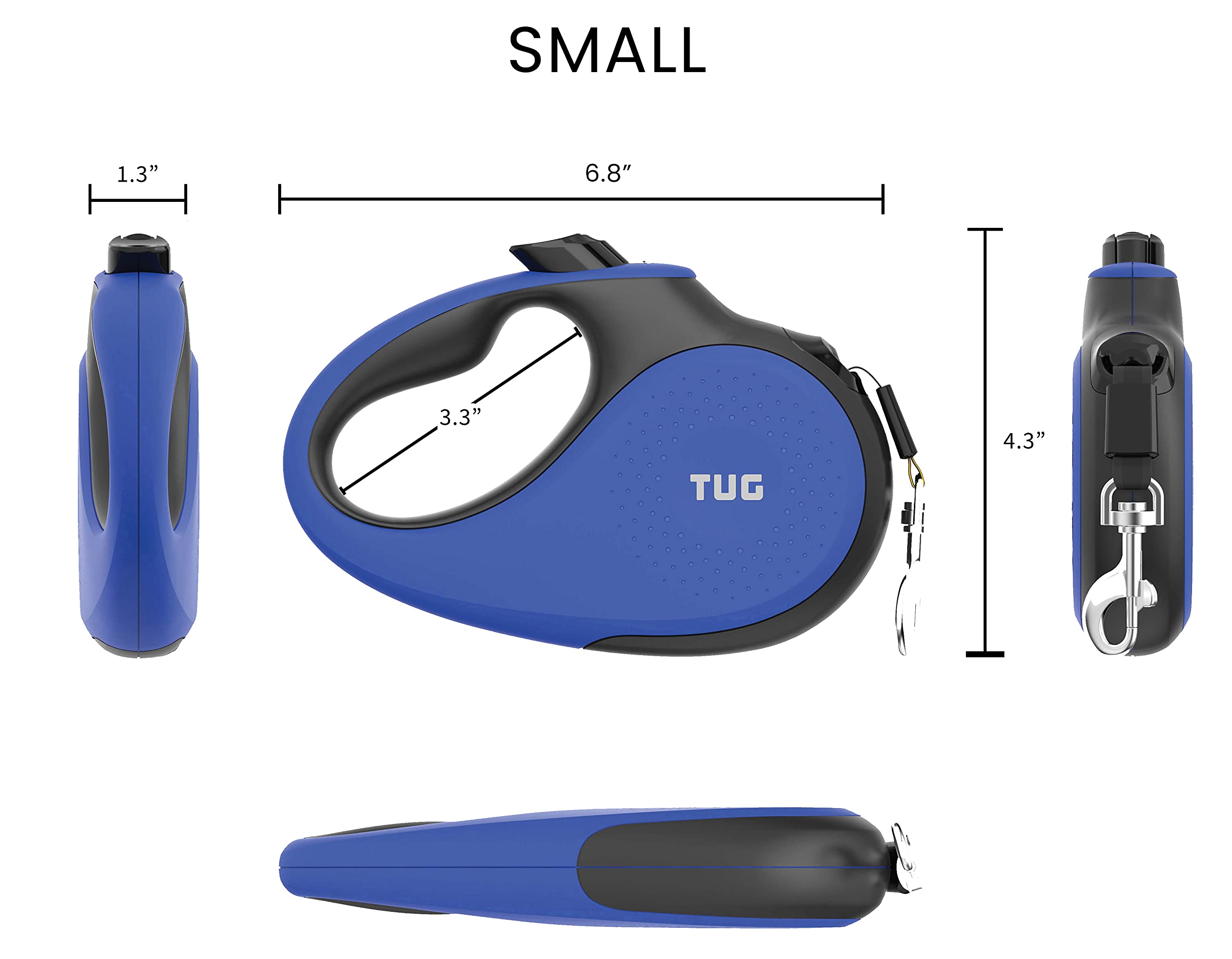 TUG tira nylon 16 pies para libertad controlada.