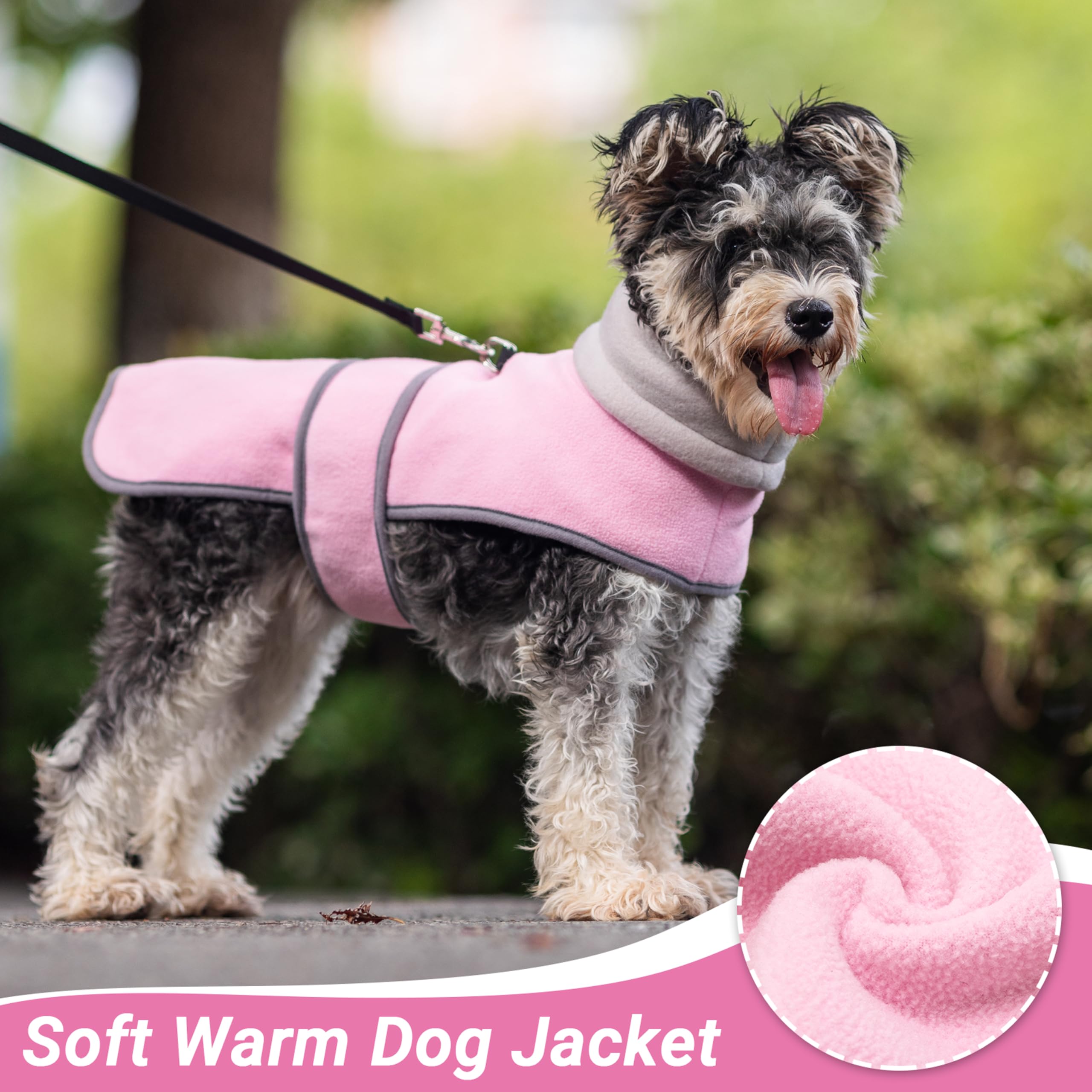 TUKOAW Dog Coat cuello alto: calidez adicional para días fríos