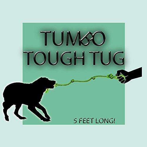 Tumbo Tough Tug cuerda de algodón durable diseñada para tirones repetidos.
