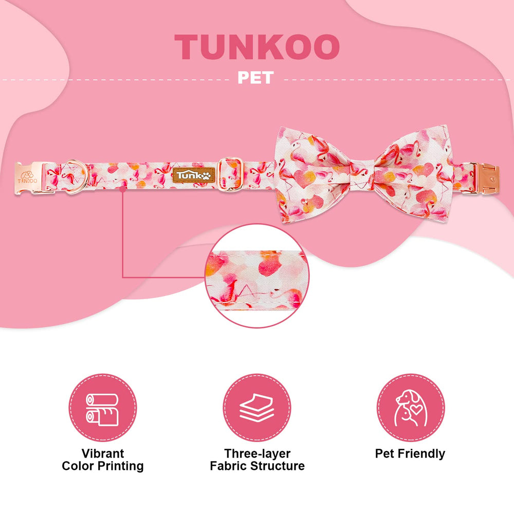 Collar Tunkoo ajustable, talla media, ideal para perros medianos.