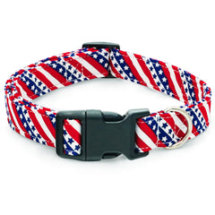 Collar Tunkoo con bandera estadounidense, estilo festivo para paseos y fiestas