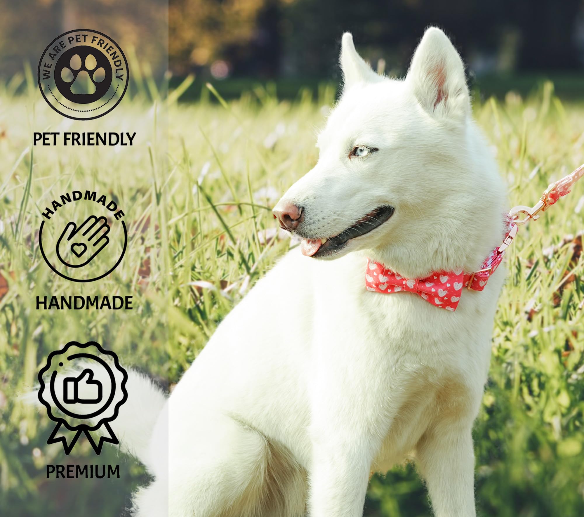 Tunkoo collar de exterior algodón suave, cómodo para el cuello de tu mascota.