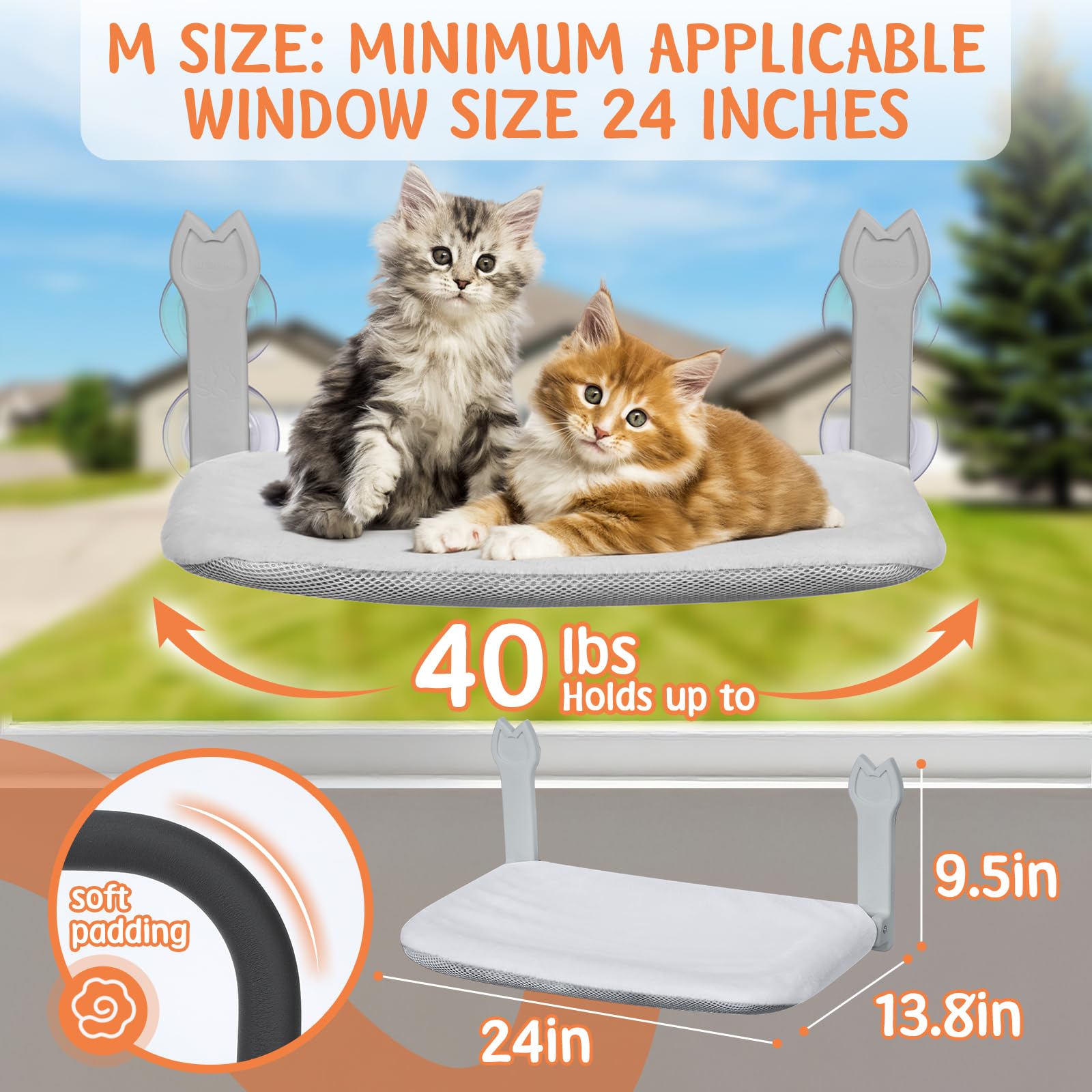 Instalación rápida sin herramientas para gatos con plegado en segundos.