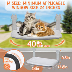 Instalación rápida sin herramientas para gatos con plegado en segundos.