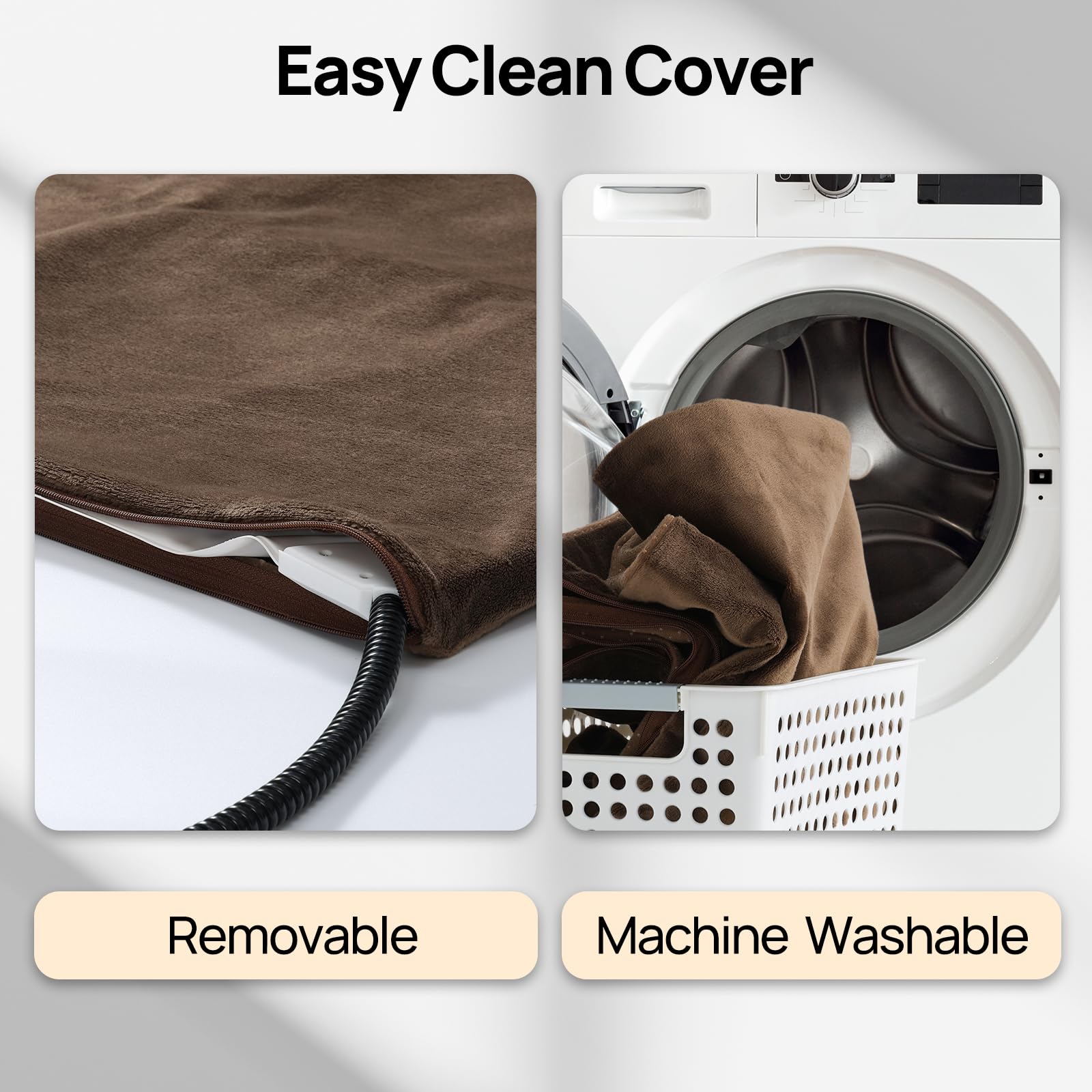 Diseño apto para perros grandes con calor estable y cómodo.