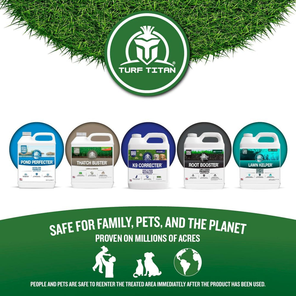 Turf Titan K9 Correcter cuidado-ecologico para mascotas y jardín.