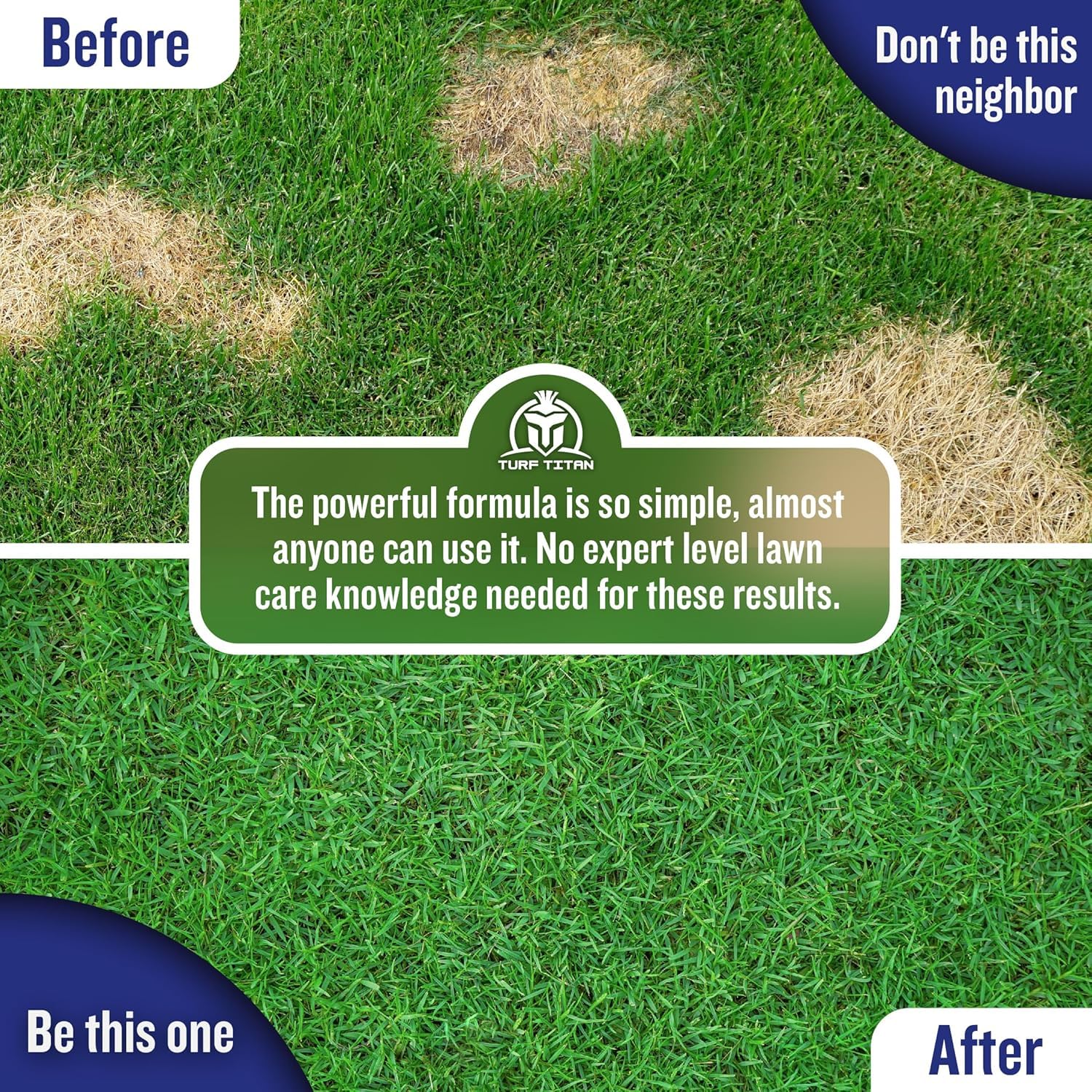 Turf Titan K9 Correcter olor-limpio para jardín agradable.