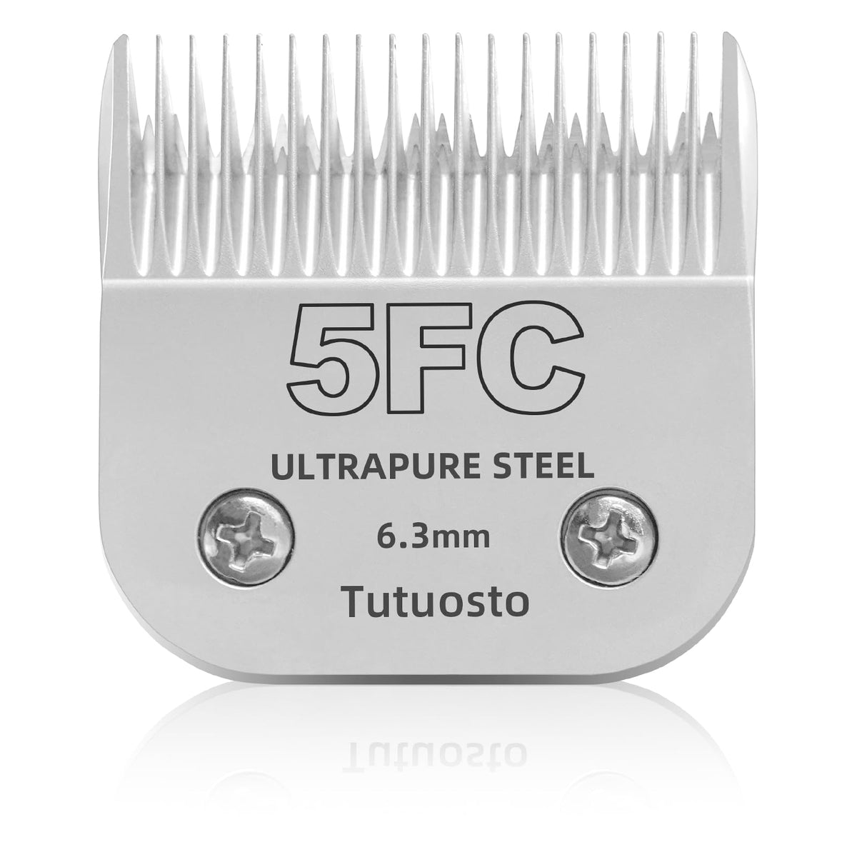 Tutuosto 5FC, detalle de la hoja, corte preciso para zonas sensibles.