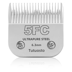 Tutuosto 5FC, detalle de la hoja, corte preciso para zonas sensibles.