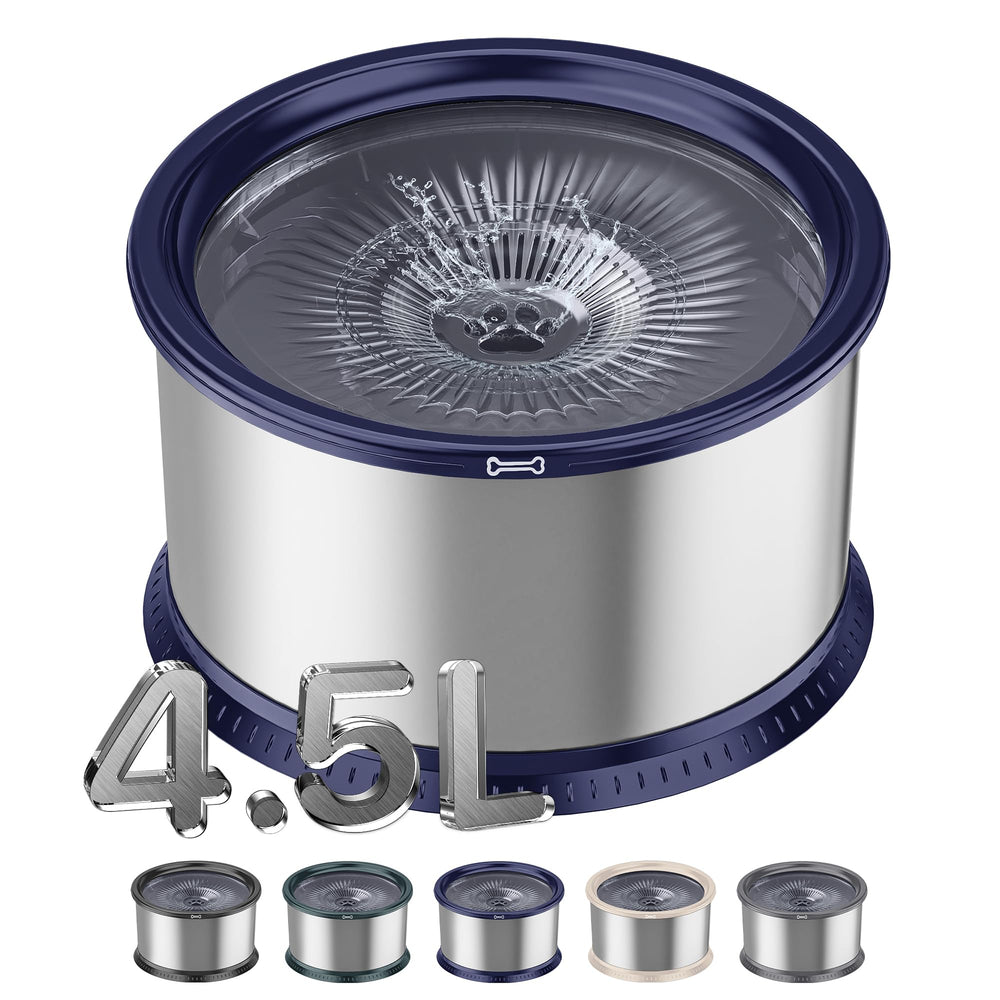 Twinsing cuenco 4.5 L para perros grandes, alta capacidad para evitar recargas.