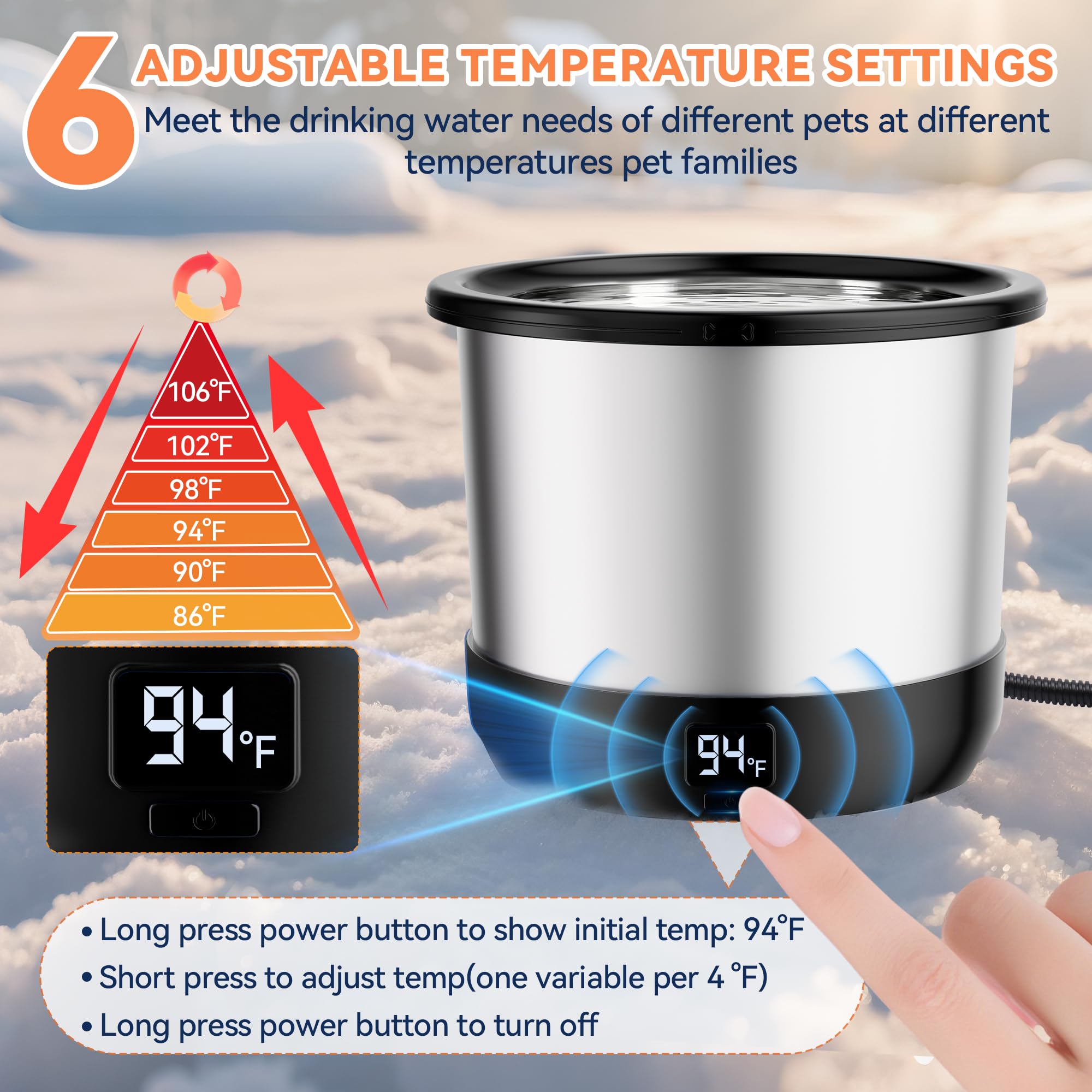 Twinsing display-digital permite ajustar temperatura con facilidad