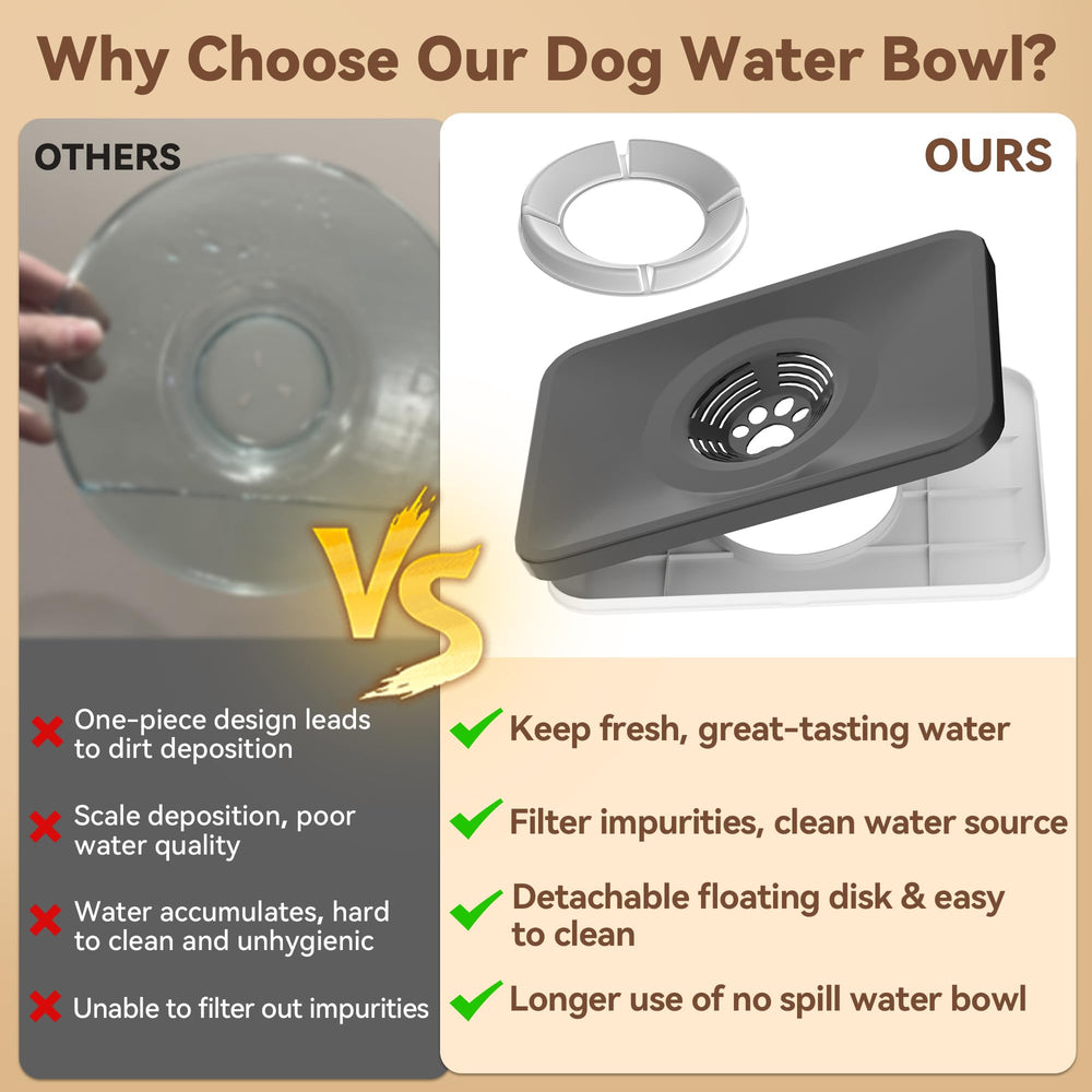 Filtros activados Twinsing para purificar el agua del bebedero para perros.