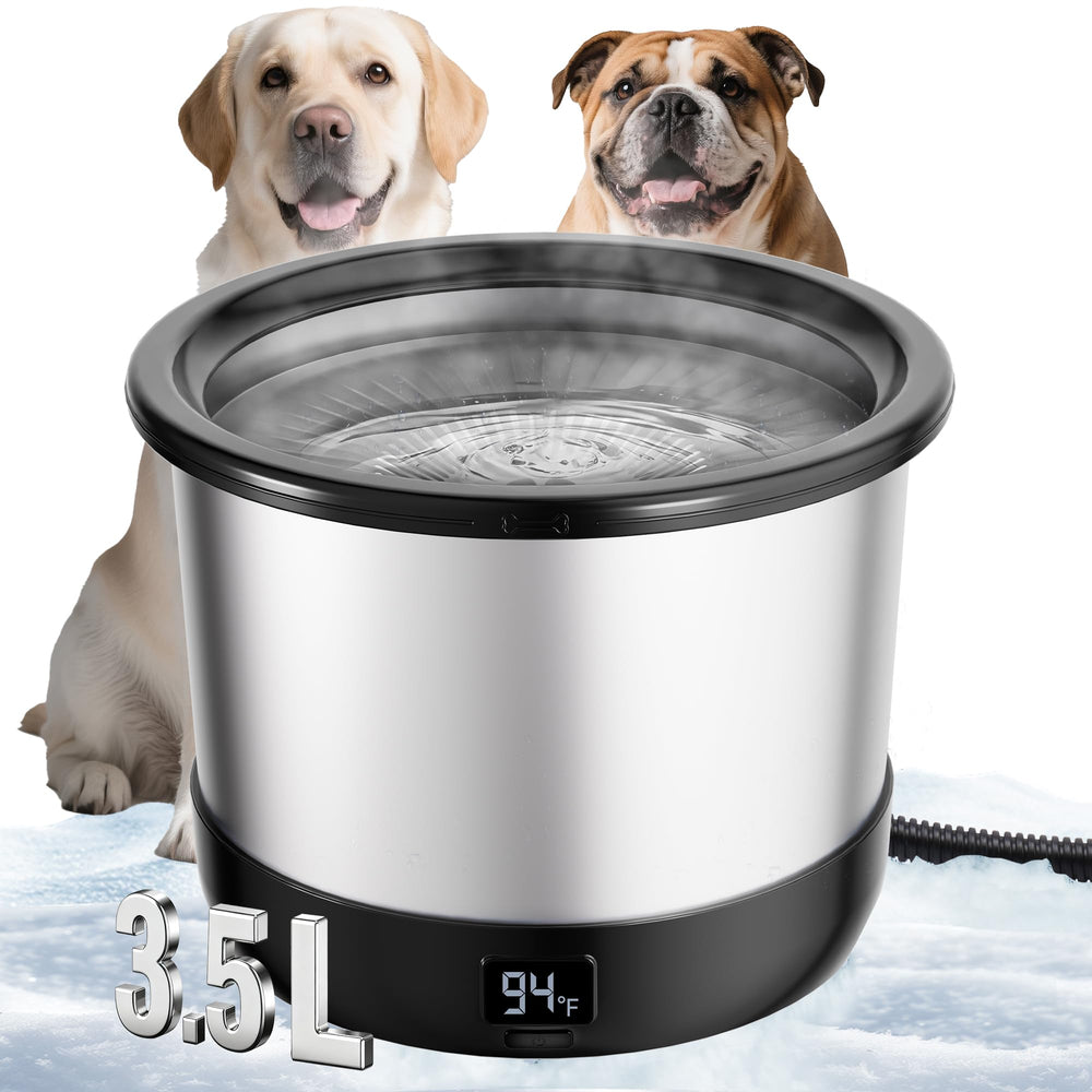 Twinsing tazon-agua-caliente para perros en climas fríos