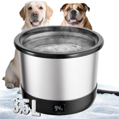 Twinsing tazon-agua-caliente para perros en climas fríos