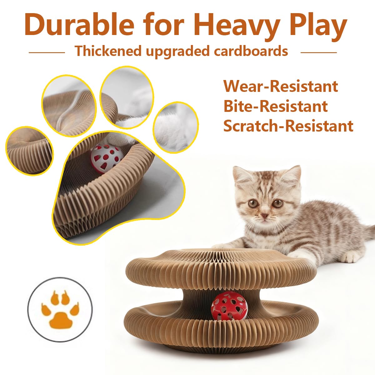 Twisty Paws – formato compacto y plegable para viaje y almacenamiento
