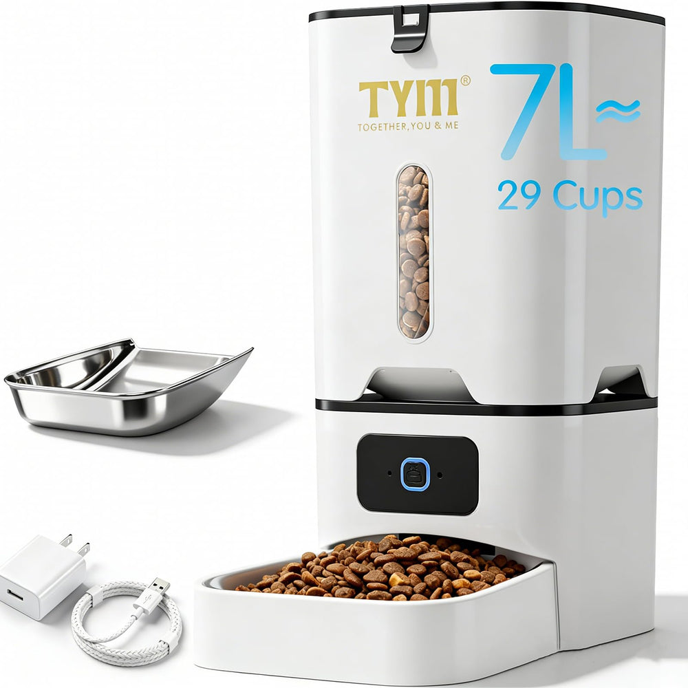 TYM alimentador automático para gatos con gran capacidad de 7L