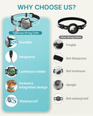 typecase cierre rotura segura para collar AirTag, seguro para gatitos curiosos