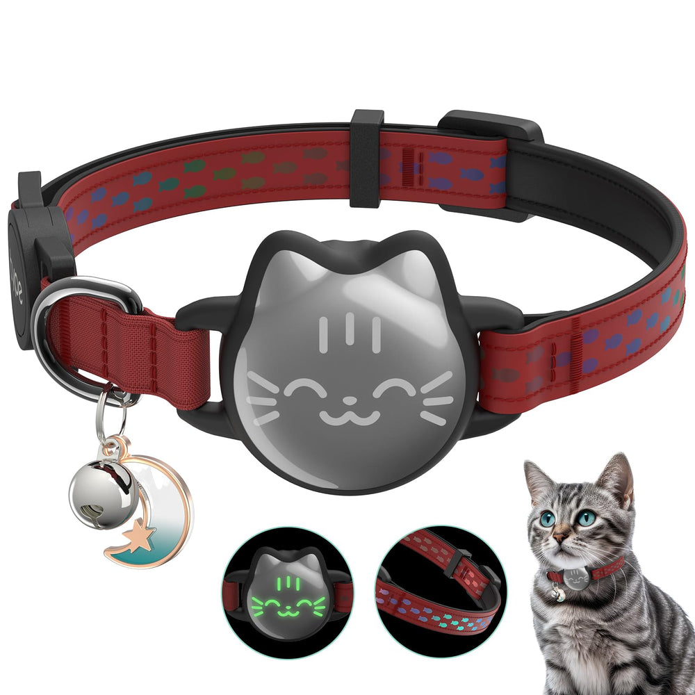 typecase collar gato dispositivo rastreo oculto facilita la localización discreta
