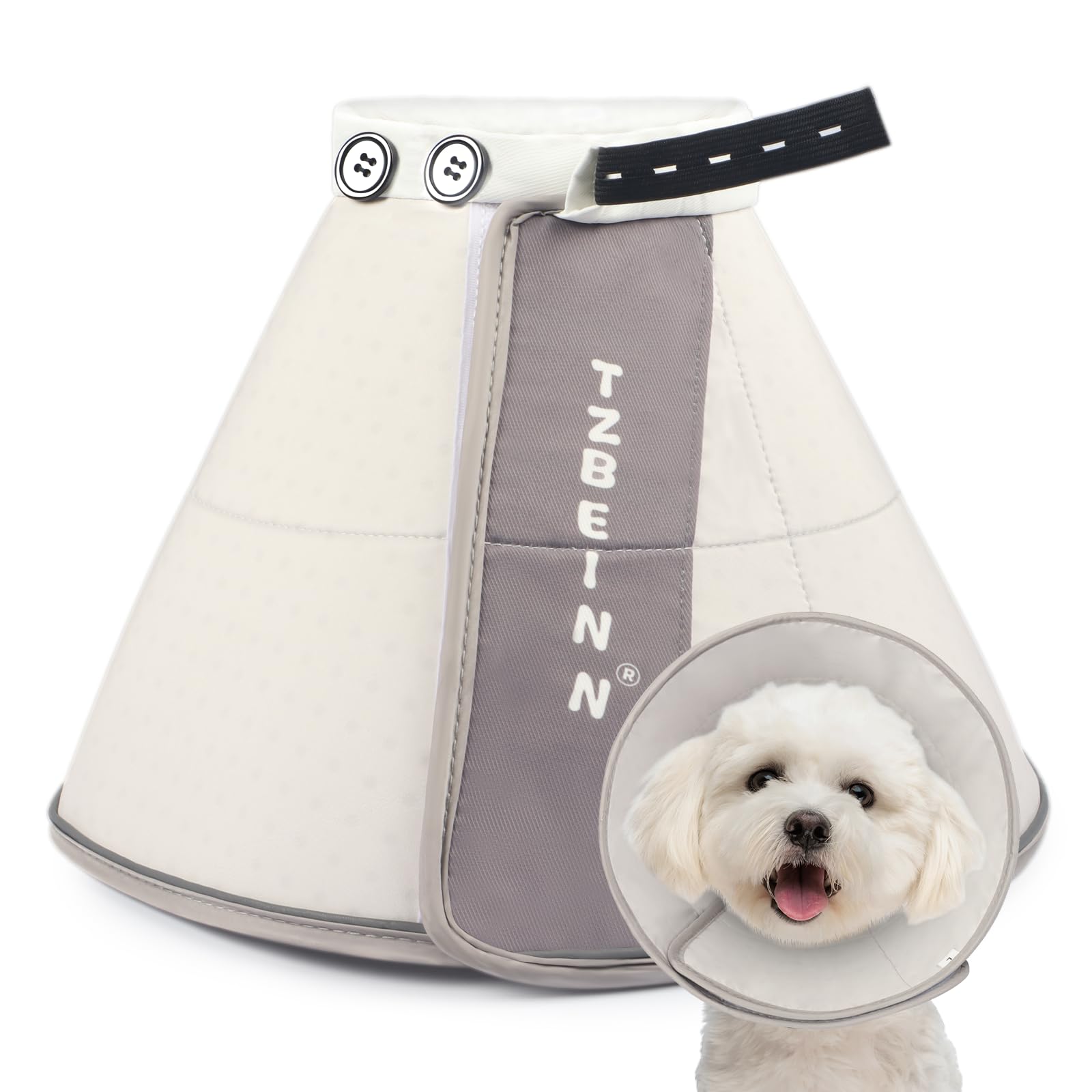 TZBEINN collar suave para perro mediano, cómodo y práctico para uso diario.