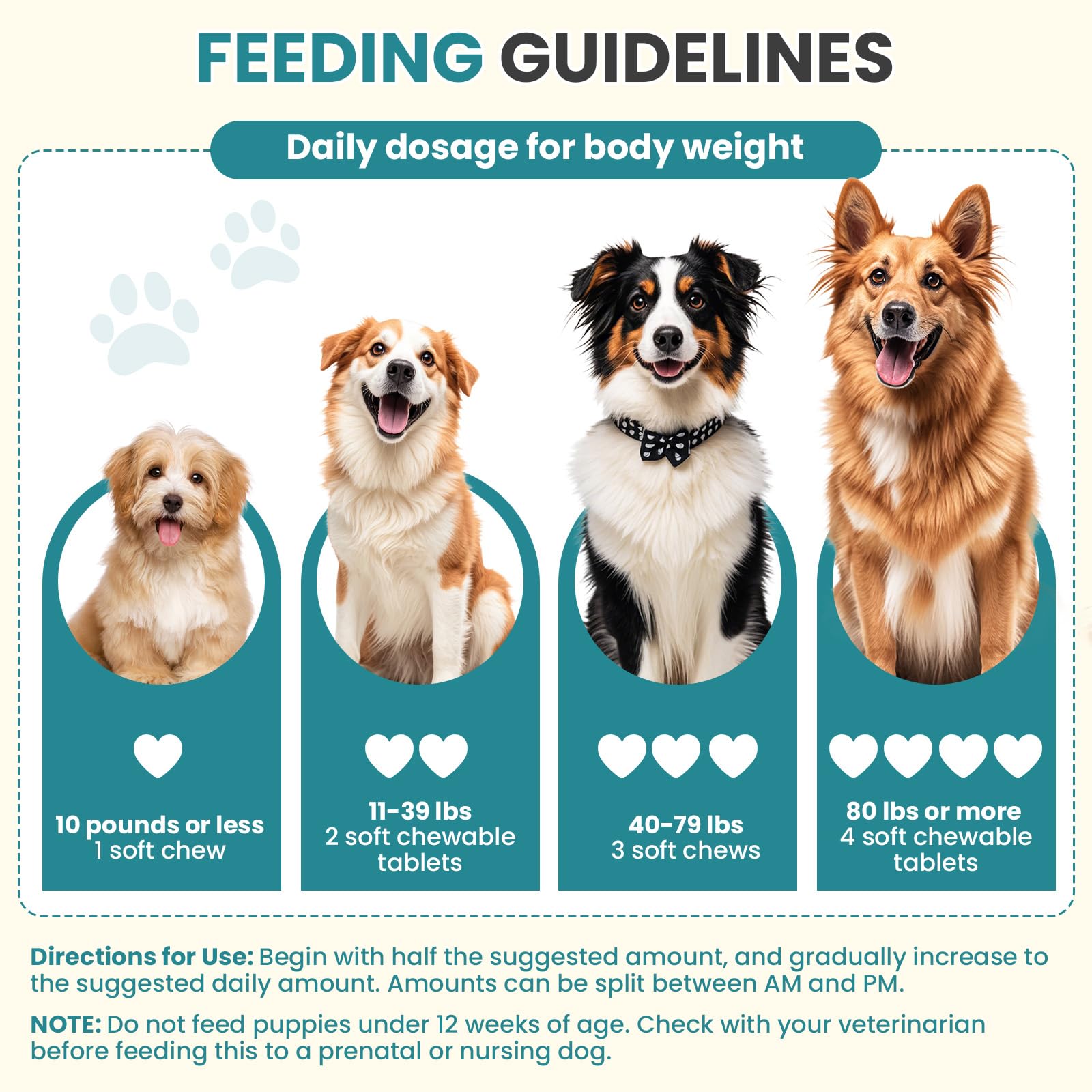 TzzyiC probióticos para perros, sin trigo ni soja para sensibilidad