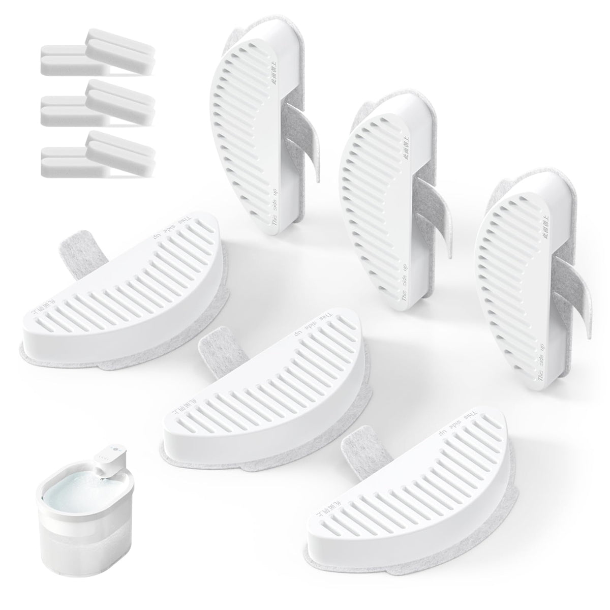 uahpet filtros 6-pack para fuente 67oz, filtran pelo y metales, agua más limpia