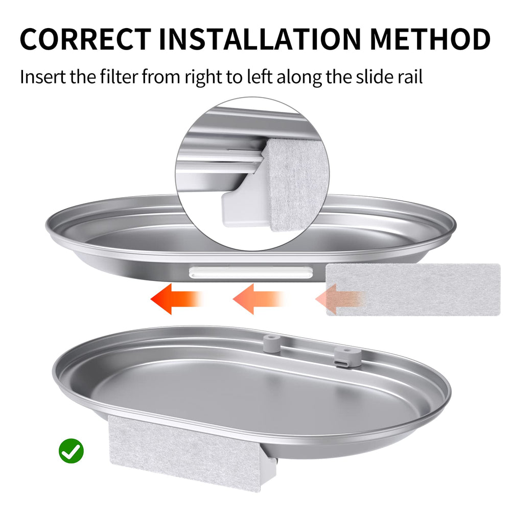 Pack de seis filtros para fontana de acero inoxidable Uahpet: renovación conveniente