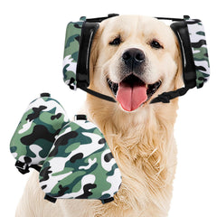 uaidie orejeras para perro en camuflaje protegen la audición y reducen el estrés
