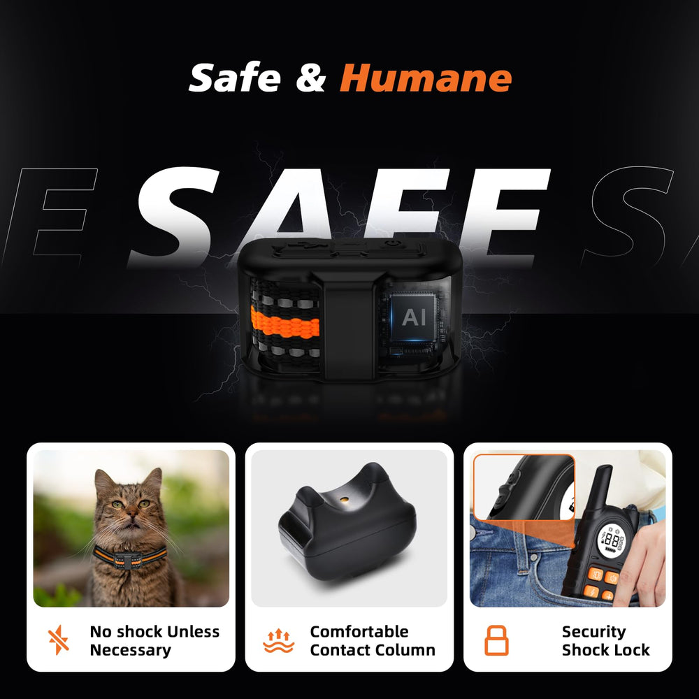 Contactos suaves y bloqueo de seguridad, enfoque seguro para el bienestar felino.
