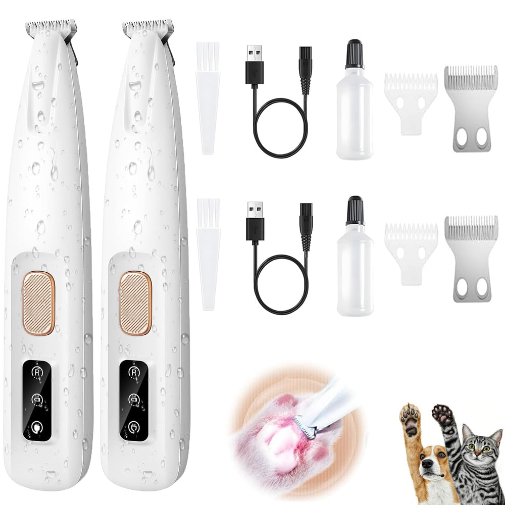 Afilador de patas ugdurwp con luz LED que ilumina la zona de grooming para mayor precisión