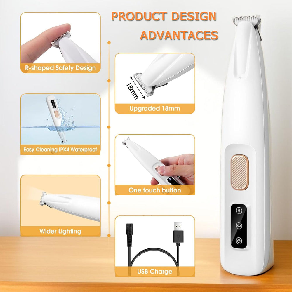 Cortapatas ugdurwp impermeable para uso durante el baño.