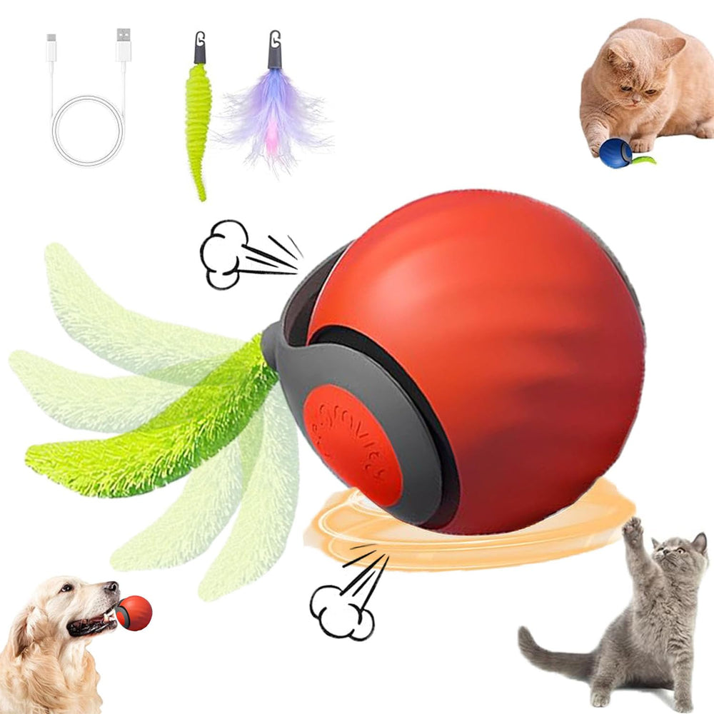ugdurwp Speedy 2.0, juguete con cola móvil para gatos activos.