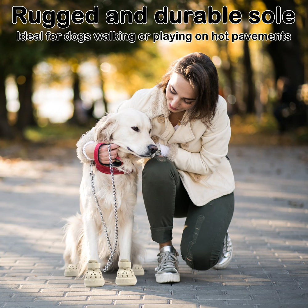 UGRASEA botas para perro: cintas reflectantes para visibilidad nocturna.