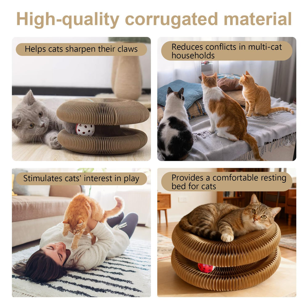 UILSPNG Juguete para Gatos en interiores que fomenta ejercicio y movilidad.