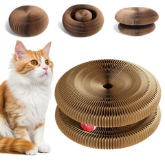  UILSPNG Juguete Organ Mágico con estructura acordeón plegable que estimula juego en gatos.