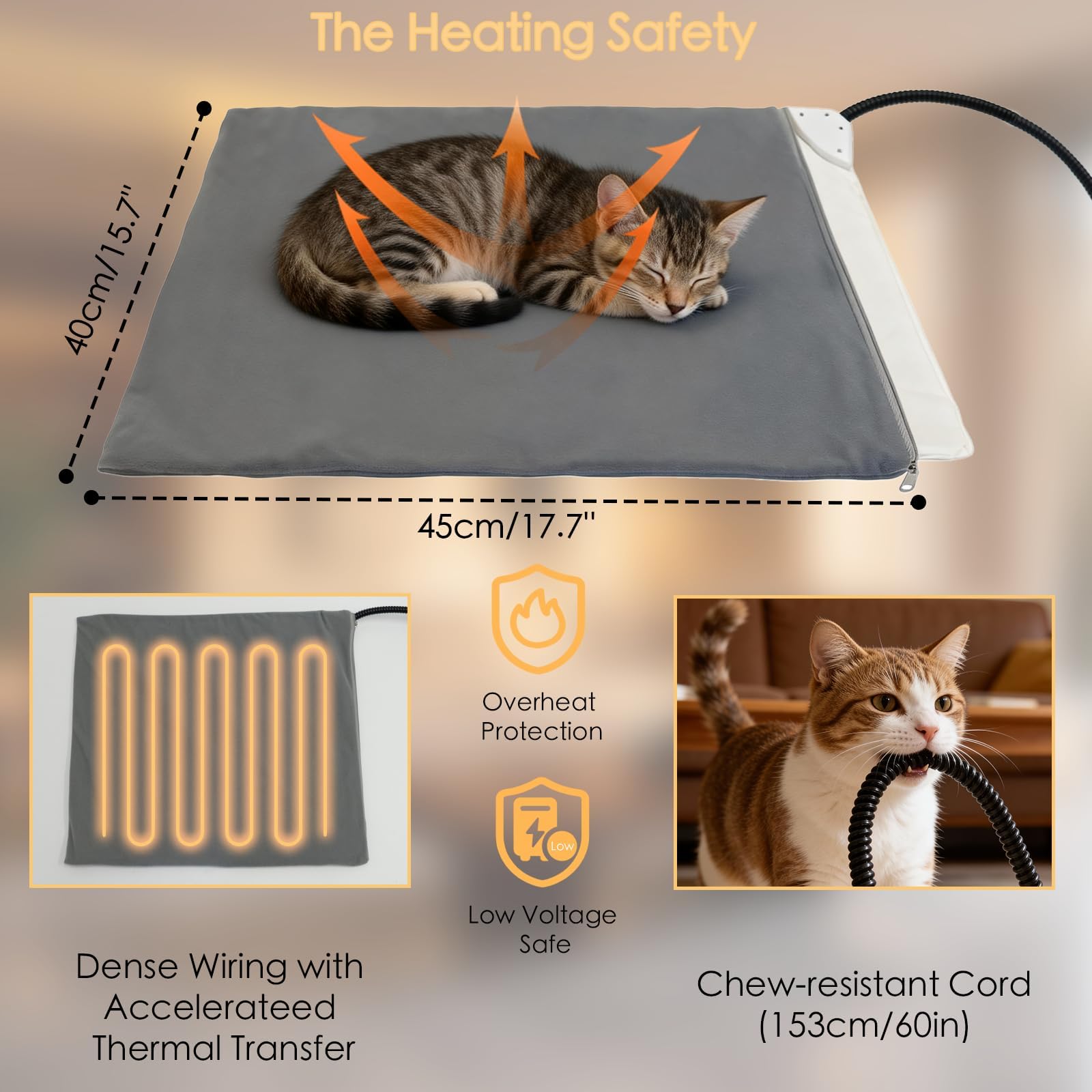 UIQELYS casa para gatos exterior base elevada evita frío del suelo