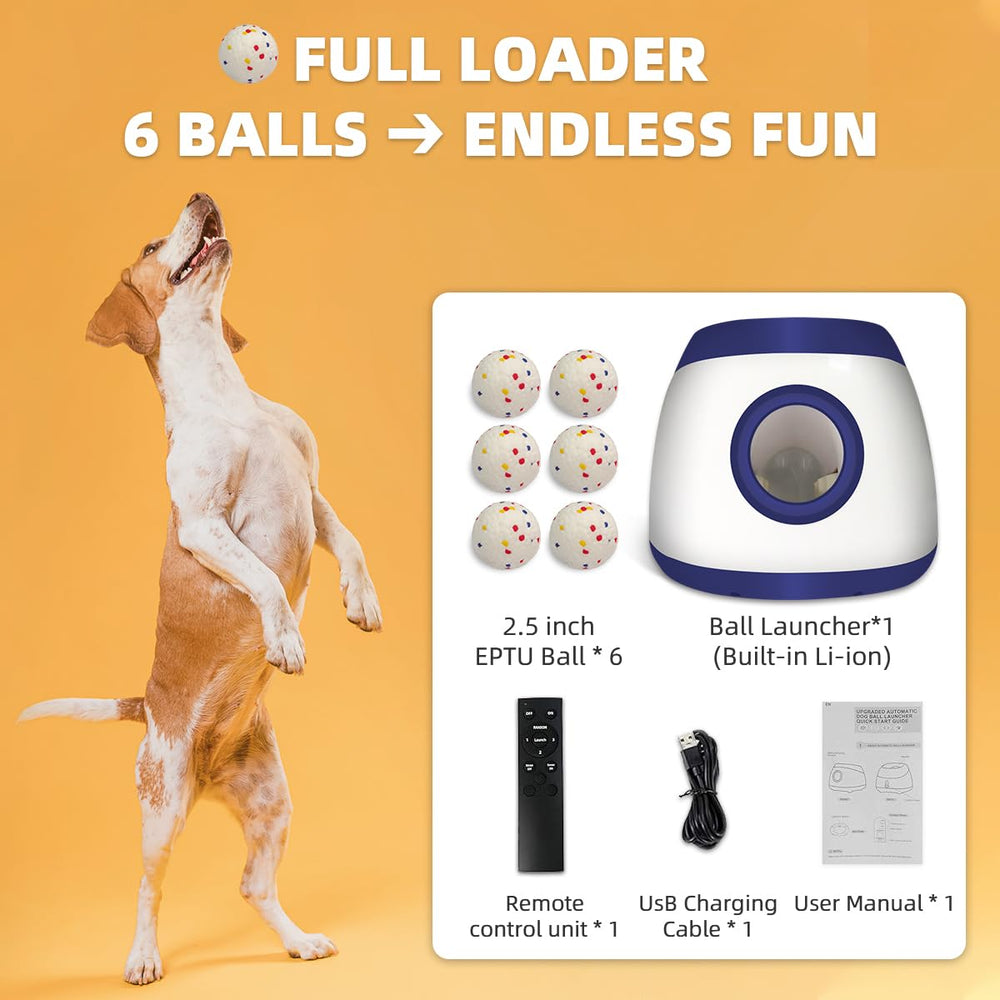 Bolas AutoDog de superficie lisa, limpieza rápida tras el juego.
