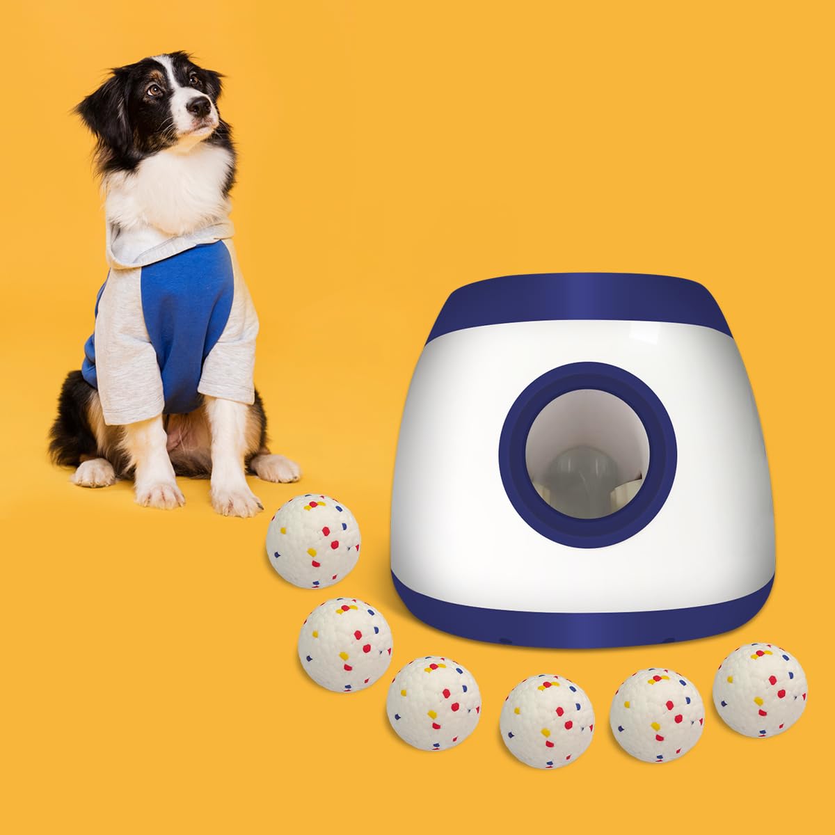 Lanzador AutoDog de UJQW, control remoto silencioso para juego tranquilo.