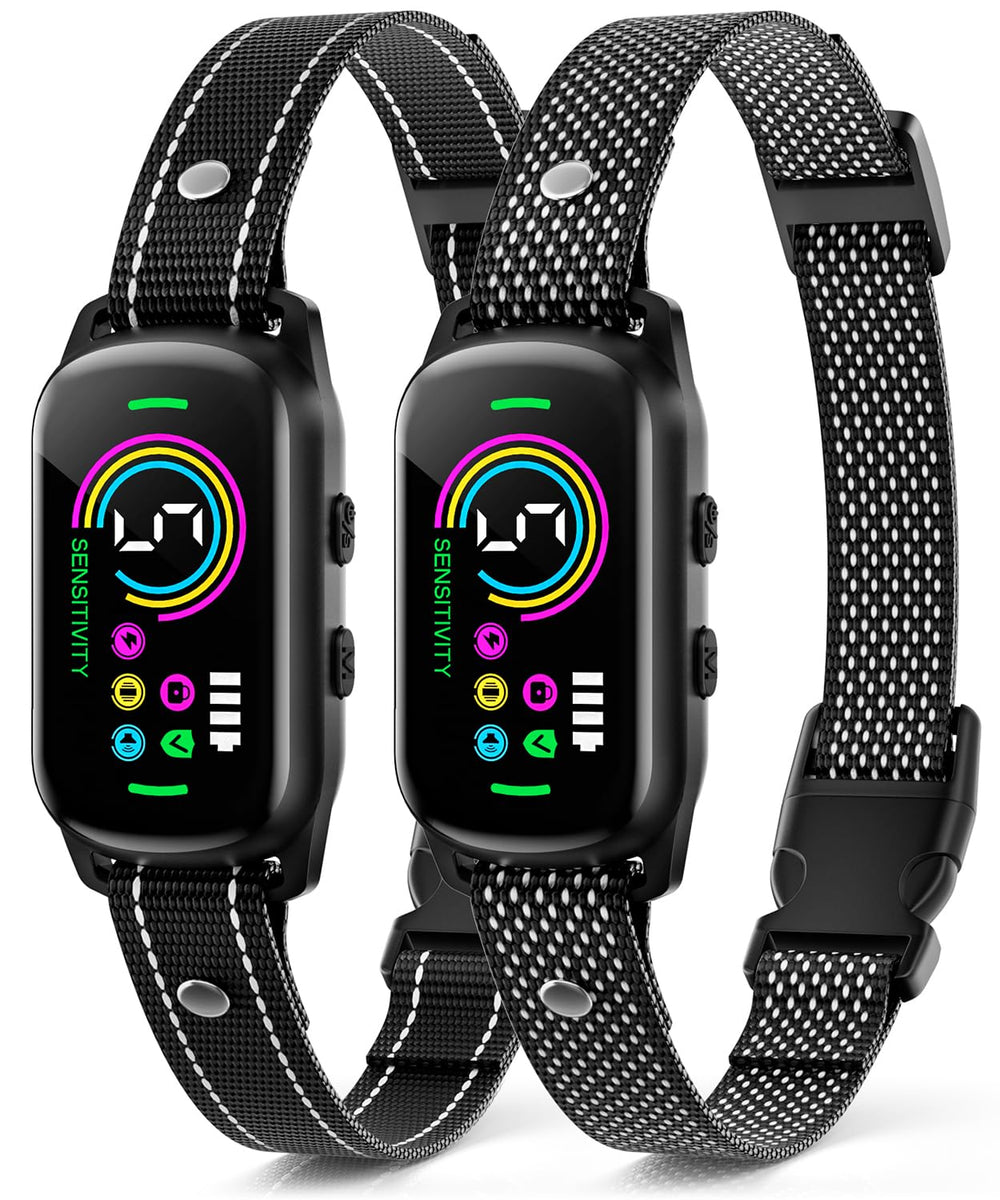 UJYOIIY collar para perros: ajuste cómodo para todos los tamaños y seguridad nocturna.