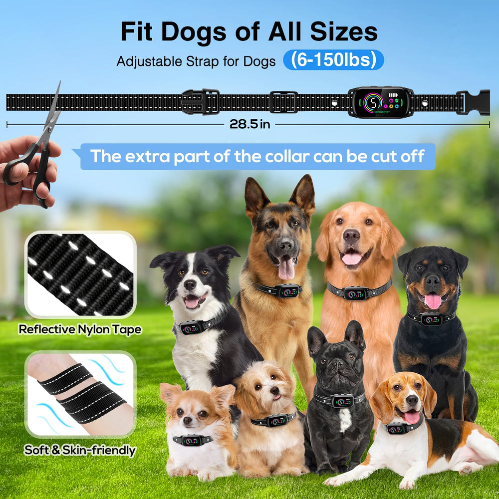 UJYOIIY collar perro: batería de larga duración para semanas de uso continuo.